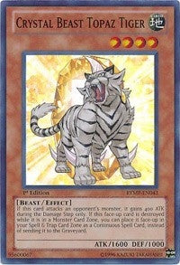 Image for Crystal Beast Topaz Tiger (RYMP-EN043) (RYMP) - YuGiOh