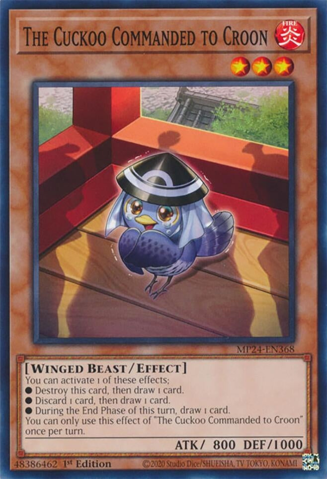 Image for The Cuckoo Commanded to Croon (MP24-EN368) - YuGiOh