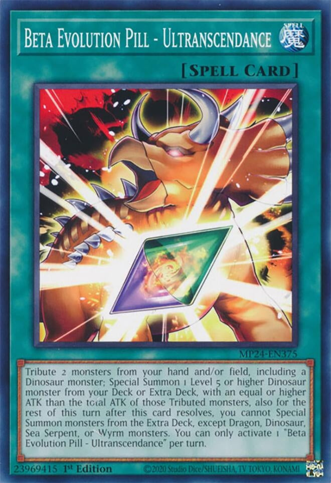 Image for Beta Evolution Pill - Ultranscendance (MP24-EN375) - YuGiOh
