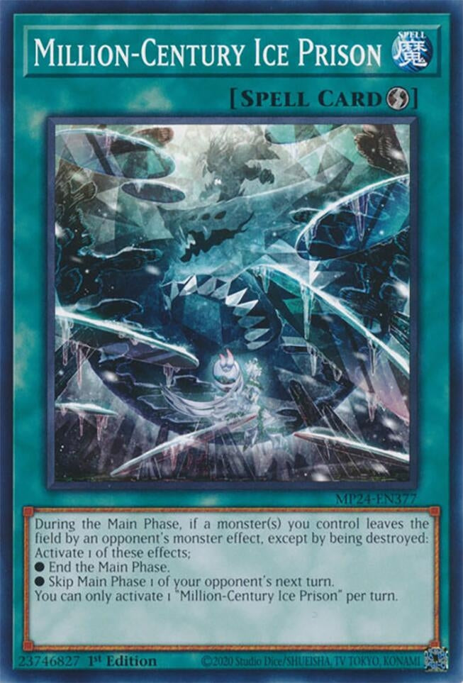 Image for Million-Century Ice Prison (MP24-EN377) - YuGiOh