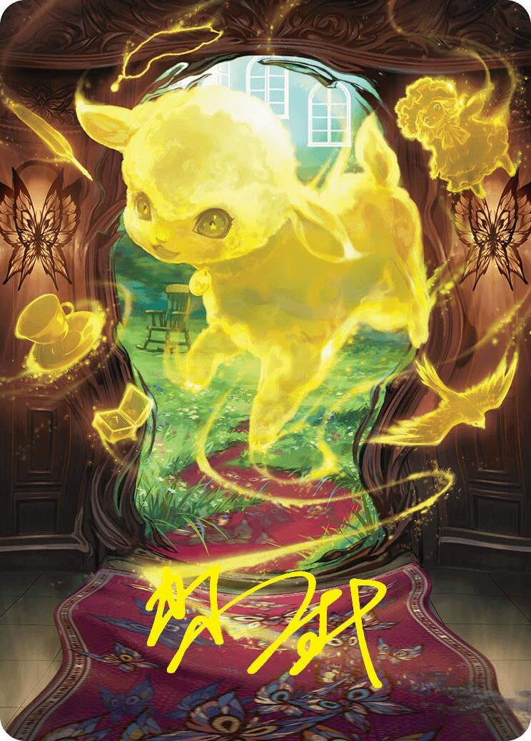 Image for Enduring Innocence Art Card (Gold-Stamped Signature) (46) (Duskmourn: House of Horror) - Magic: The Gathering