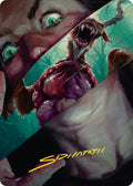 Image for Hauntwoods Shrieker Art Card (Gold-Stamped Signature) (40) (Duskmourn: House of Horror) - Magic: The Gathering