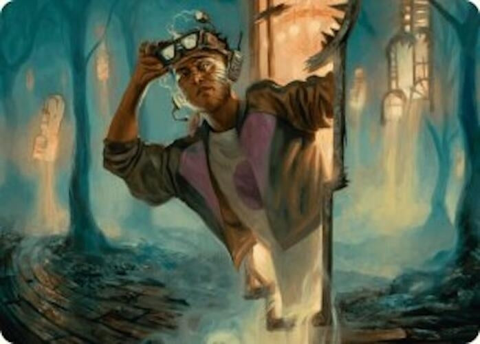 Image for House Cartographer Art Card (15) (Duskmourn: House of Horror) - Magic: The Gathering