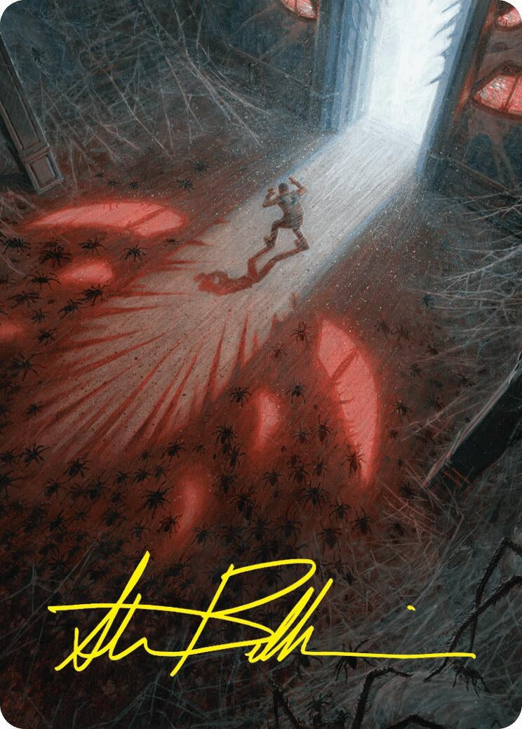 Image for Fear My Authority Art Card (Gold-Stamped Signature) (49) (Duskmourn: House of Horror) - Magic: The Gathering