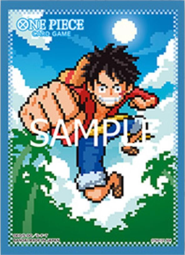 Image for One Piece Card Game Official Sleeves: Assortment 8 - Monkey.D.Luffy (70-Pack) - Card Sleeves