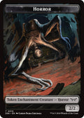 Image for Horror // Glimmer Double-Sided Token (10 // 4) (Duskmourn: House of Horror) - Magic: The Gathering