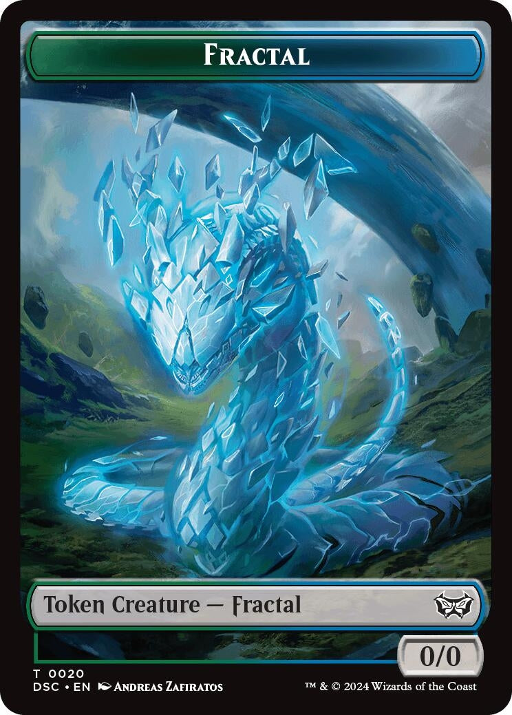 Image for Fractal // Scarecrow Double-Sided Token (20 // 23) (Duskmourn: House of Horror) - Magic: The Gathering