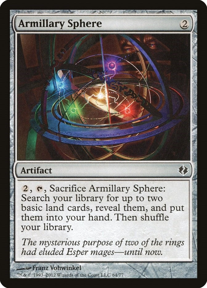 Image for Armillary Sphere (64) (Venser vs. Koth) - Magic: The Gathering