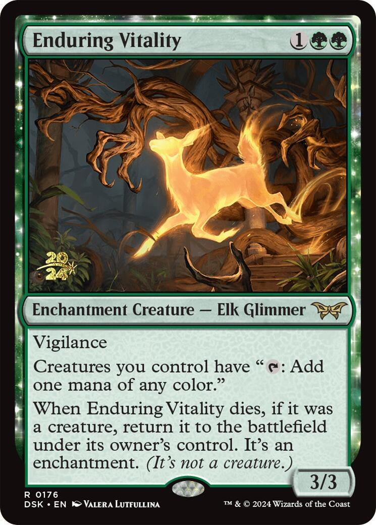 Image for Enduring Vitality (176) (Prerelease Cards) - Magic: The Gathering