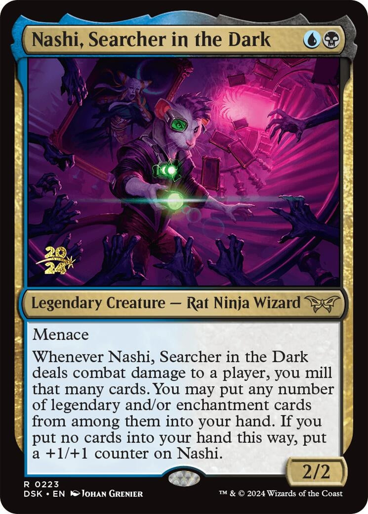 Image for Nashi, Searcher in the Dark (223) (Prerelease Cards) - Magic: The Gathering