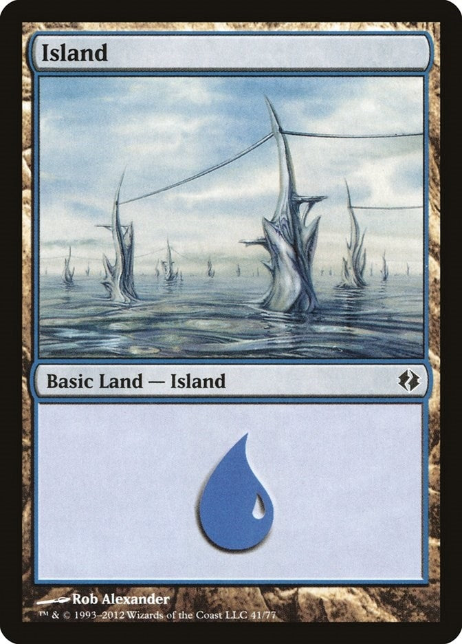 Image for Island (41) (41) (Venser vs. Koth) - Magic: The Gathering
