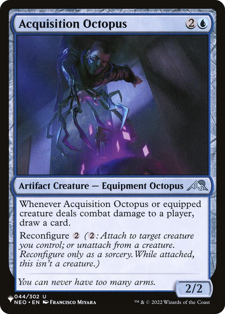 Image for Acquisition Octopus (044/302) (The List Reprints) - Magic: The Gathering