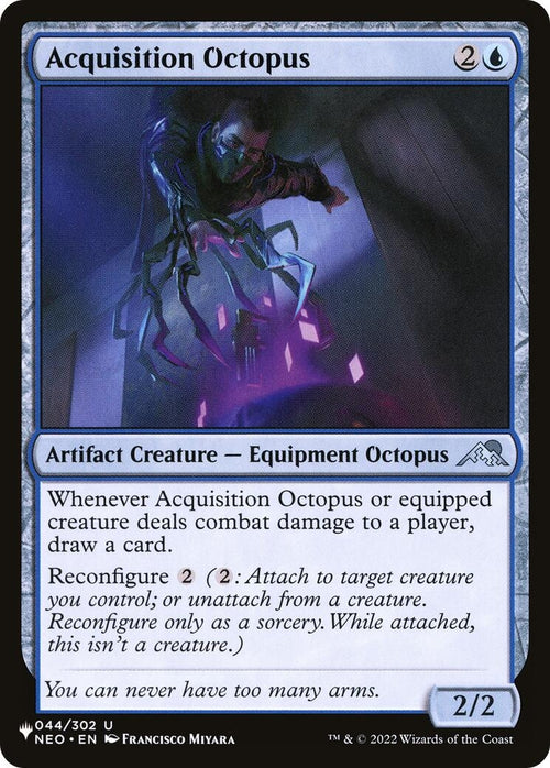 Image for Acquisition Octopus (044/302) (The List Reprints) - Magic: The Gathering