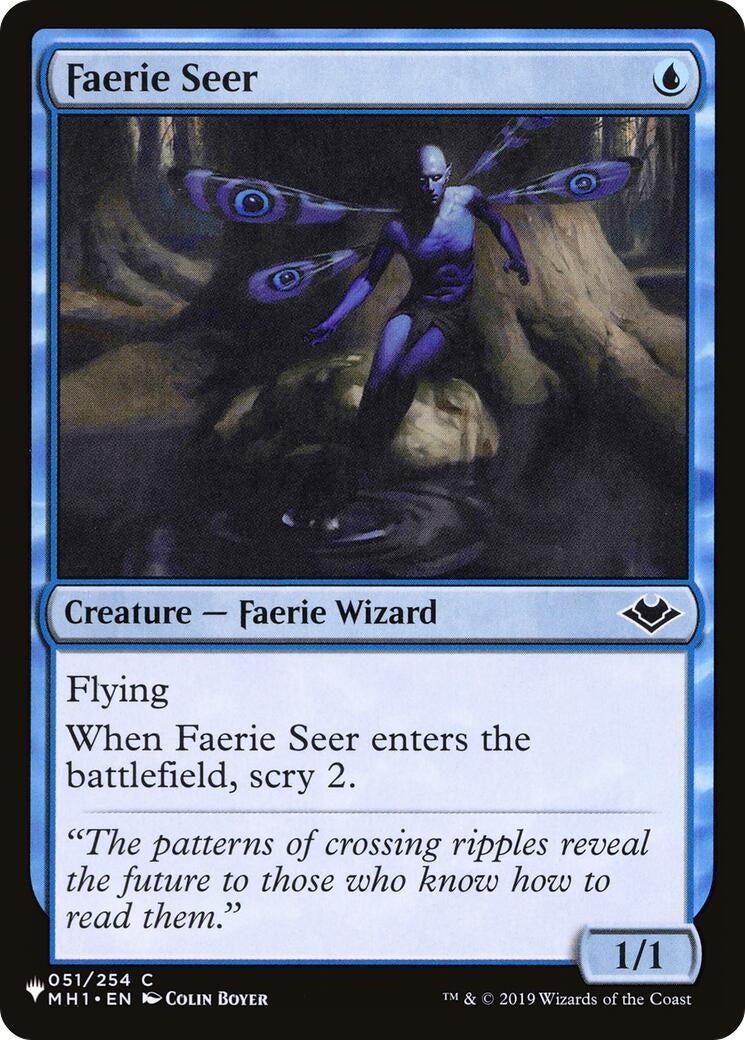 Image for Faerie Seer (051/254) (The List Reprints) - Magic: The Gathering