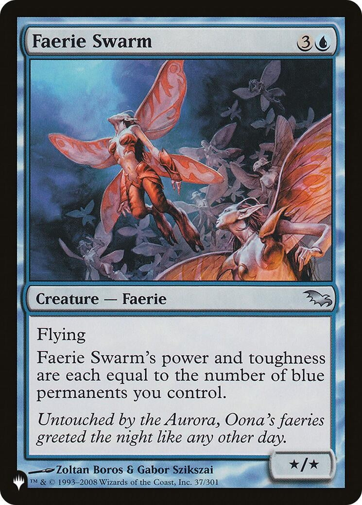 Image for Faerie Swarm (37/301) (The List Reprints) - Magic: The Gathering