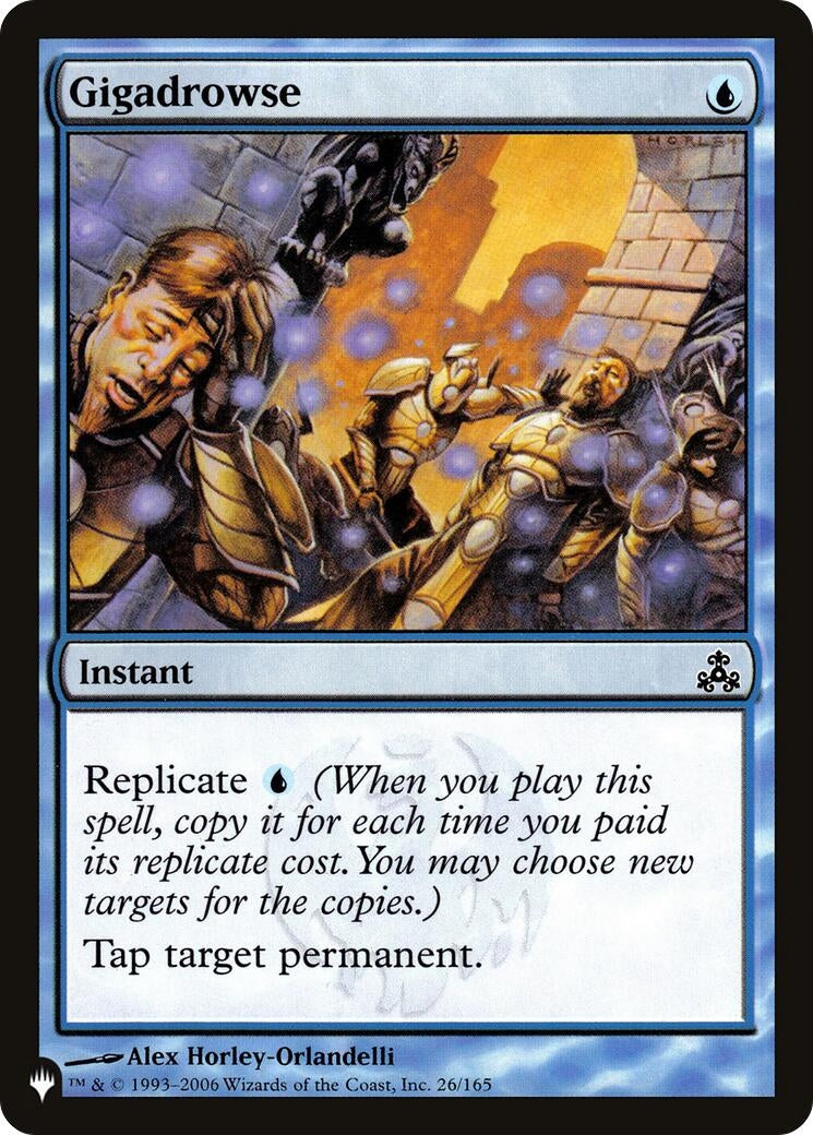 Image for Gigadrowse (26/165) (The List Reprints) - Magic: The Gathering