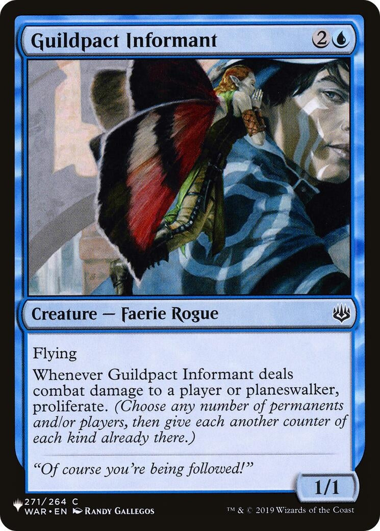 Image for Guildpact Informant (271/264) (The List Reprints) - Magic: The Gathering