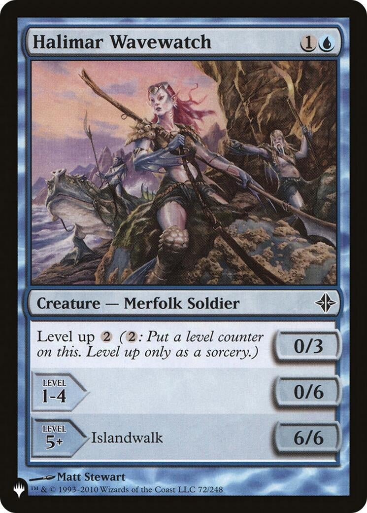Image for Halimar Wavewatch (72/248) (The List Reprints) - Magic: The Gathering