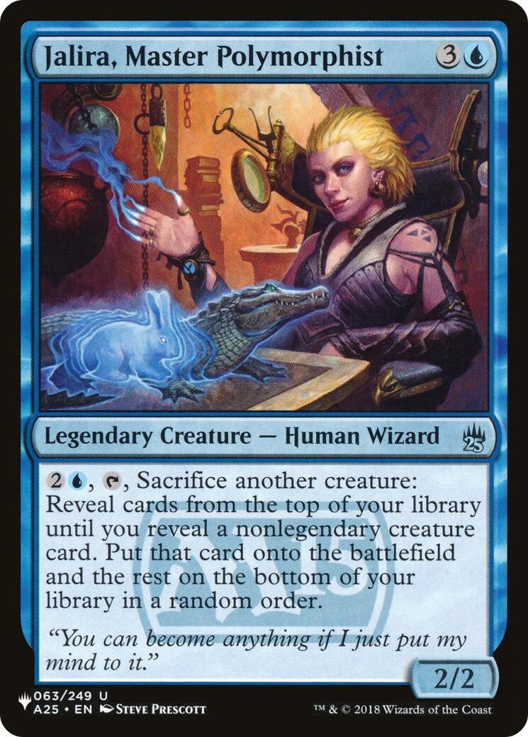Image for Jalira, Master Polymorphist (063/249) (The List Reprints) - Magic: The Gathering