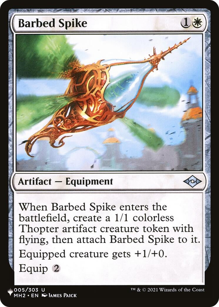 Image for Barbed Spike (005/303) (The List Reprints) - Magic: The Gathering
