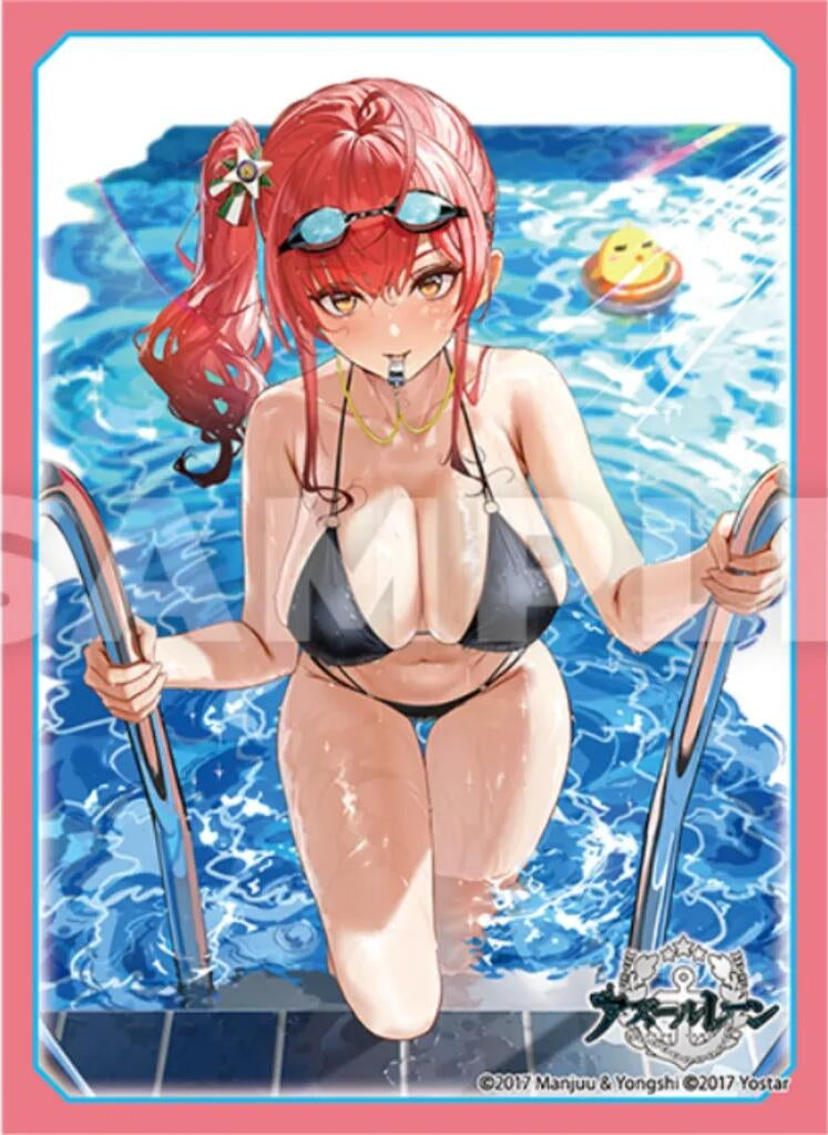 Image for Broccoli Character Sleeve: Azur Lane - Zara Swimsuit Ver. (60 pack) - Card Sleeves