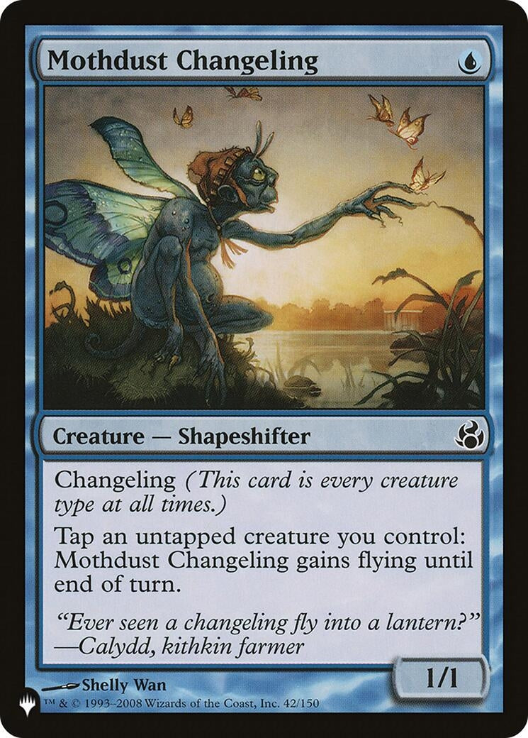 Image for Mothdust Changeling (42/150) (The List Reprints) - Magic: The Gathering
