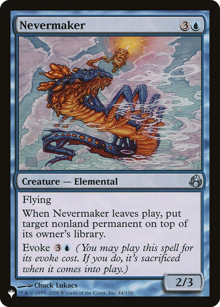 Image for Nevermaker (44/150) (The List Reprints) - Magic: The Gathering