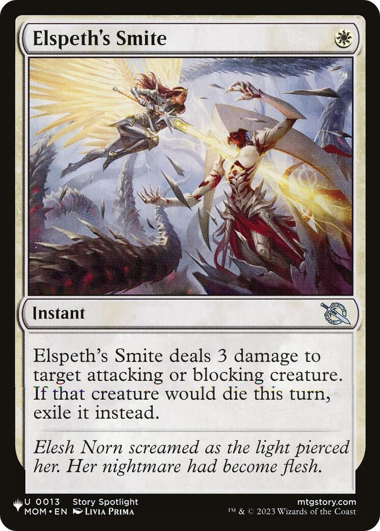 Image for Elspeth's Smite (0013) (The List Reprints) - Magic: The Gathering