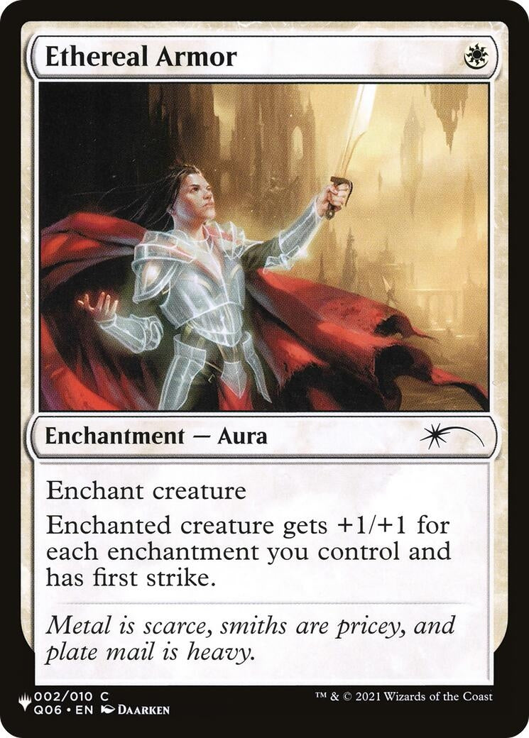 Image for Ethereal Armor (002/010) (The List Reprints) - Magic: The Gathering