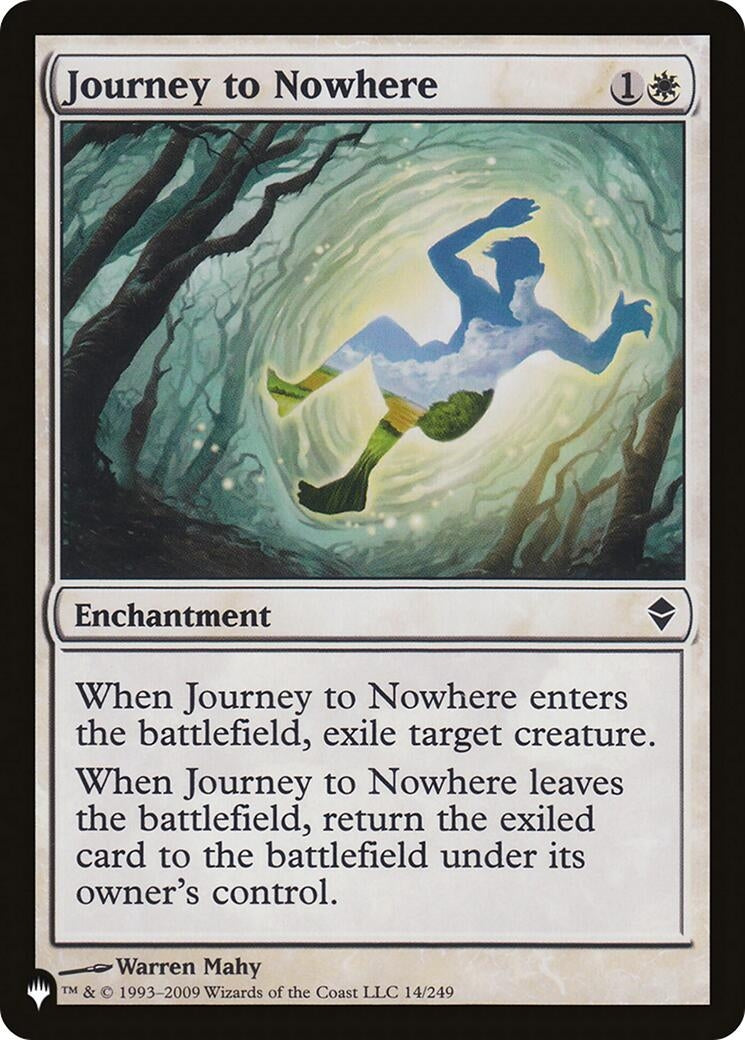 Image for Journey to Nowhere (14/249) (The List Reprints) - Magic: The Gathering