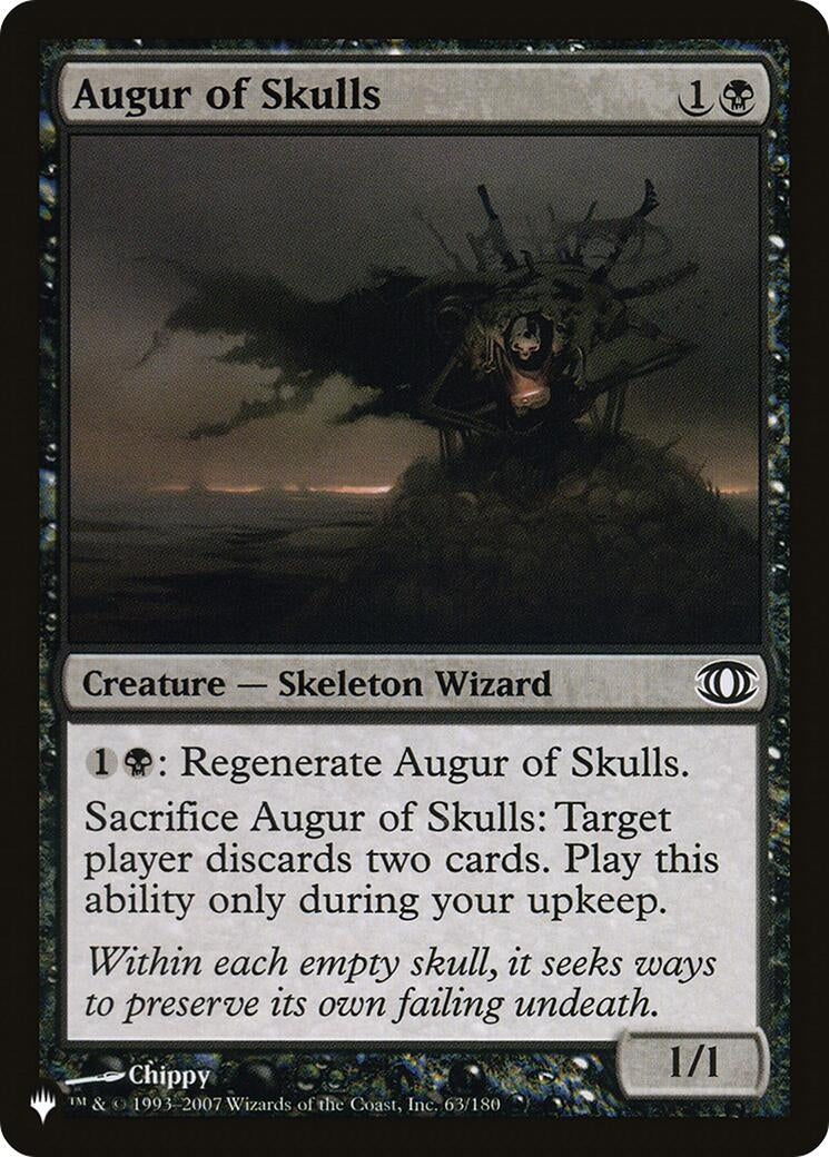 Image for Augur of Skulls (63/180) (The List Reprints) - Magic: The Gathering