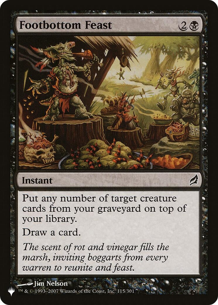 Image for Footbottom Feast (115/301) (The List Reprints) - Magic: The Gathering