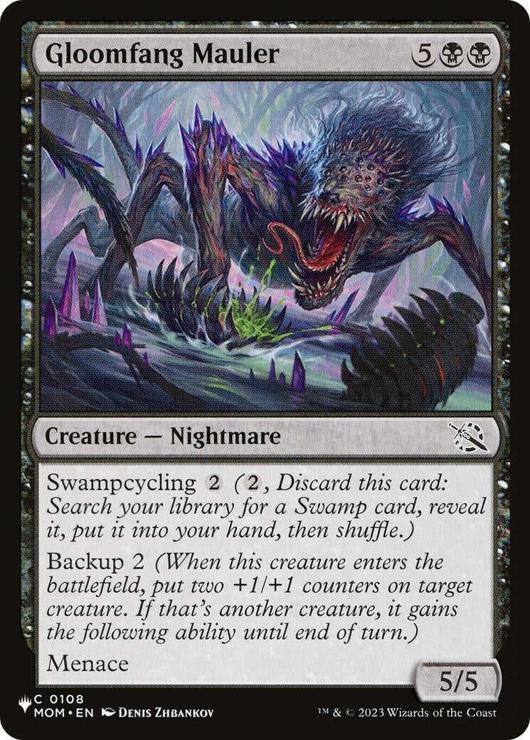 Image for Gloomfang Mauler (0108) (The List Reprints) - Magic: The Gathering