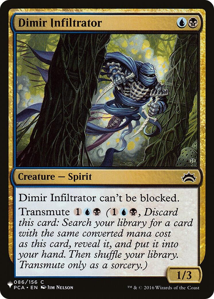 Image for Dimir Infiltrator (086/156) (The List Reprints) - Magic: The Gathering
