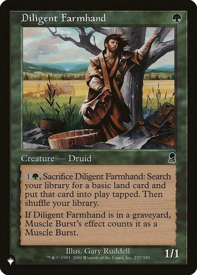 Image for Diligent Farmhand (237/350) (The List Reprints) - Magic: The Gathering