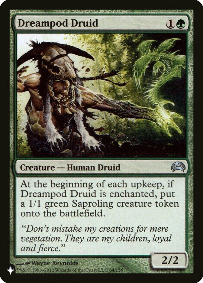 Image for Dreampod Druid (64/156) (The List Reprints) - Magic: The Gathering