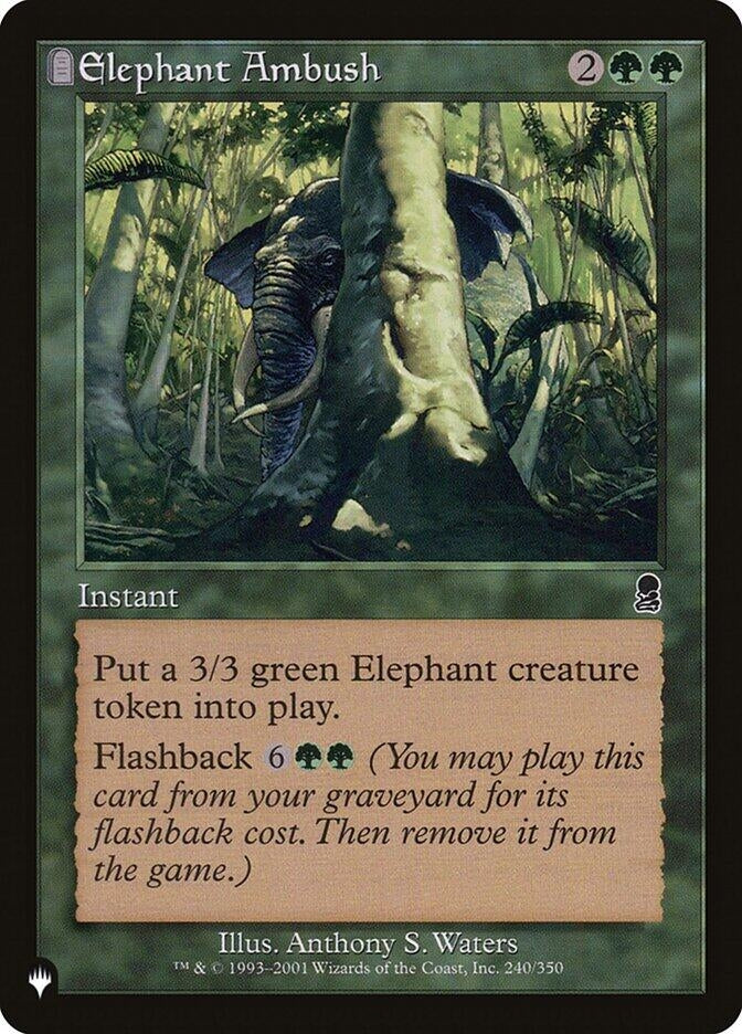 Image for Elephant Ambush (240/350) (The List Reprints) - Magic: The Gathering