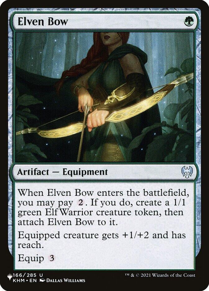 Image for Elven Bow (166/285) (The List Reprints) - Magic: The Gathering