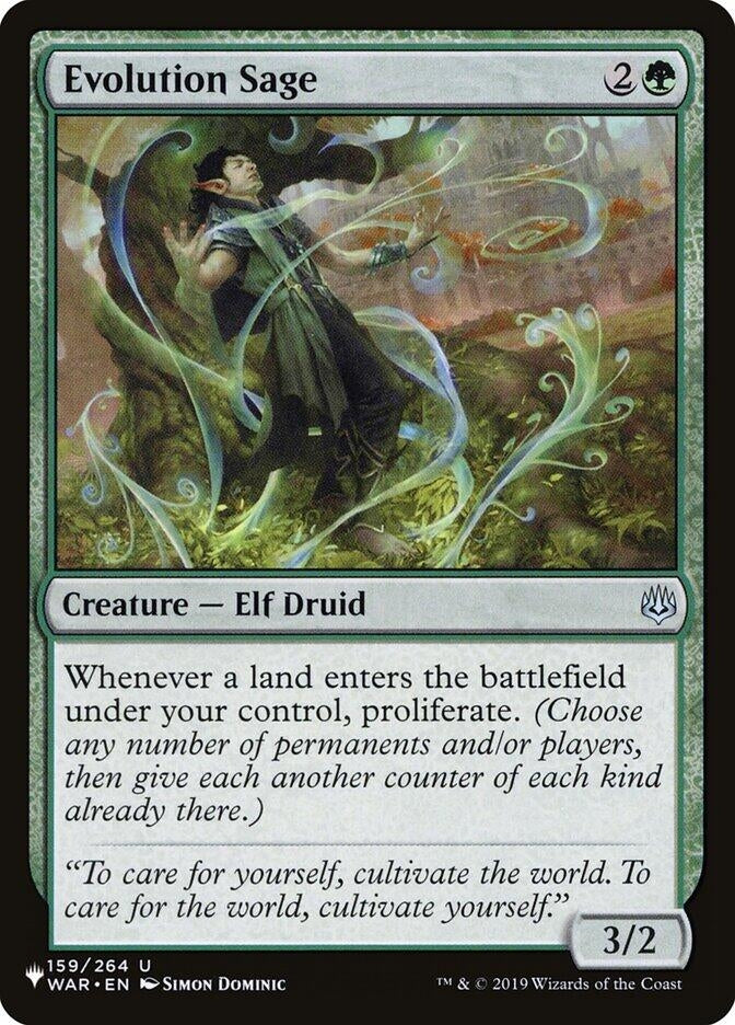 Image for Evolution Sage (159/264) (The List Reprints) - Magic: The Gathering