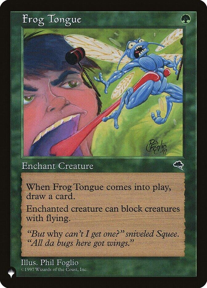 Image for Frog Tongue (The List Reprints) - Magic: The Gathering