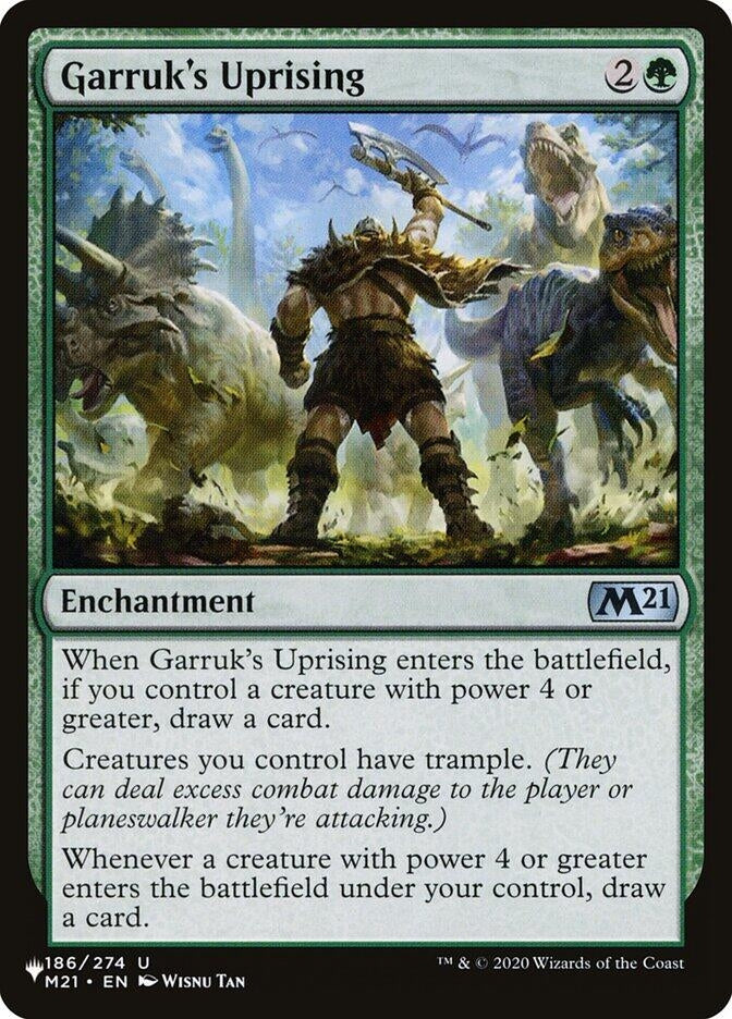 Image for Garruk's Uprising (186/274) (The List Reprints) - Magic: The Gathering
