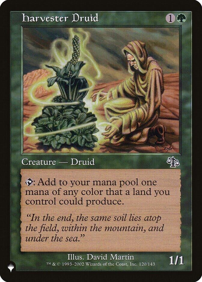 Image for Harvester Druid (120/143) (The List Reprints) - Magic: The Gathering
