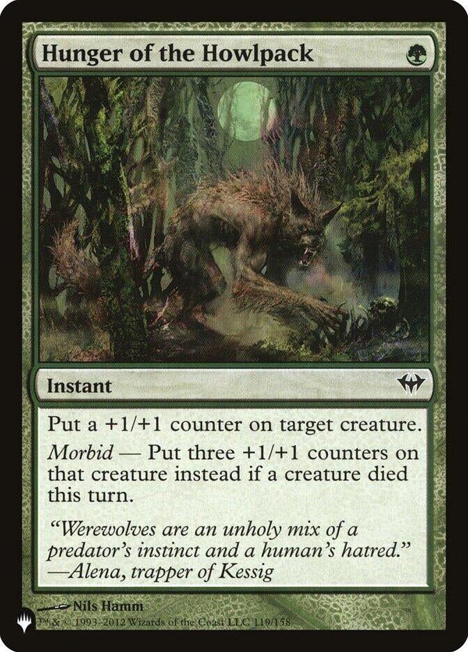 Image for Hunger of the Howlpack (119/158) (The List Reprints) - Magic: The Gathering