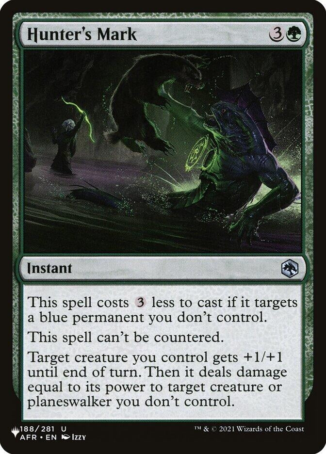 Image for Hunter's Mark (188/281) (The List Reprints) - Magic: The Gathering
