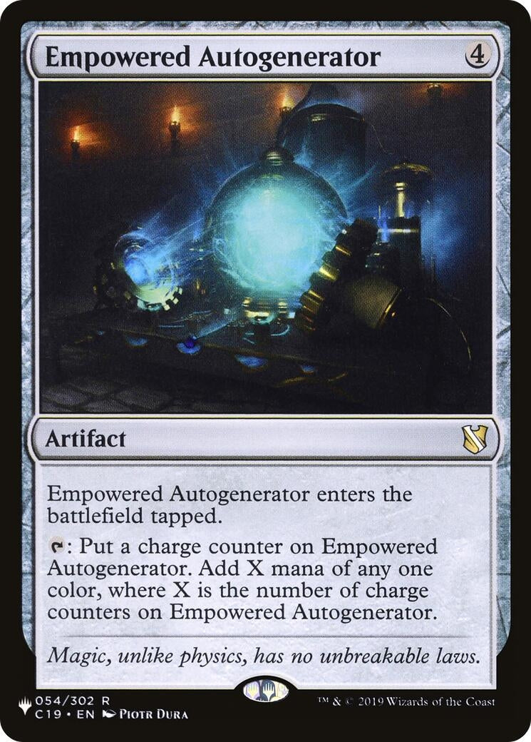 Image for Empowered Autogenerator (054/302) (The List Reprints) - Magic: The Gathering