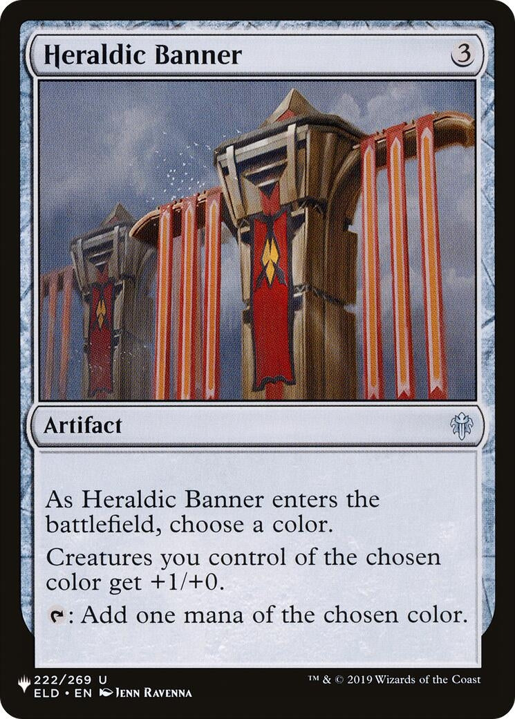 Image for Heraldic Banner (222/269) (The List Reprints) - Magic: The Gathering