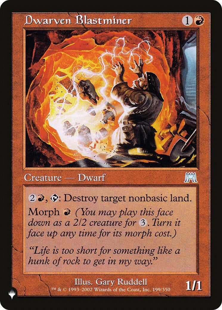 Image for Dwarven Blastminer (199/350) (The List Reprints) - Magic: The Gathering