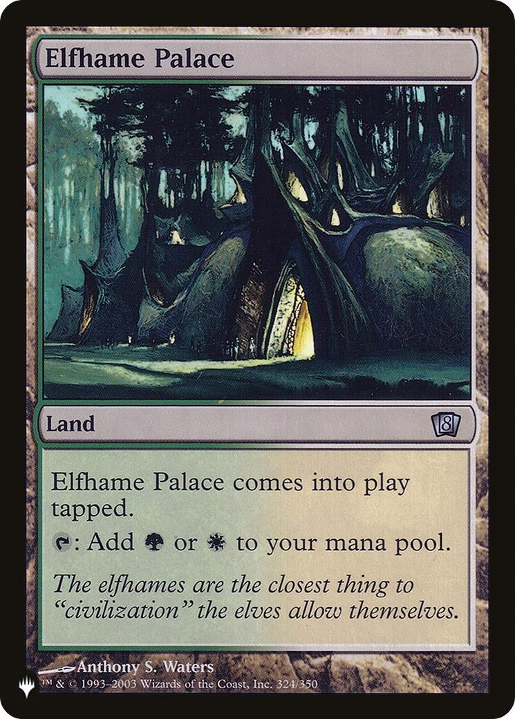 Image for Elfhame Palace (324/350) (The List Reprints) - Magic: The Gathering