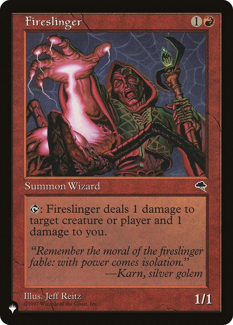 Image for Fireslinger (The List Reprints) - Magic: The Gathering