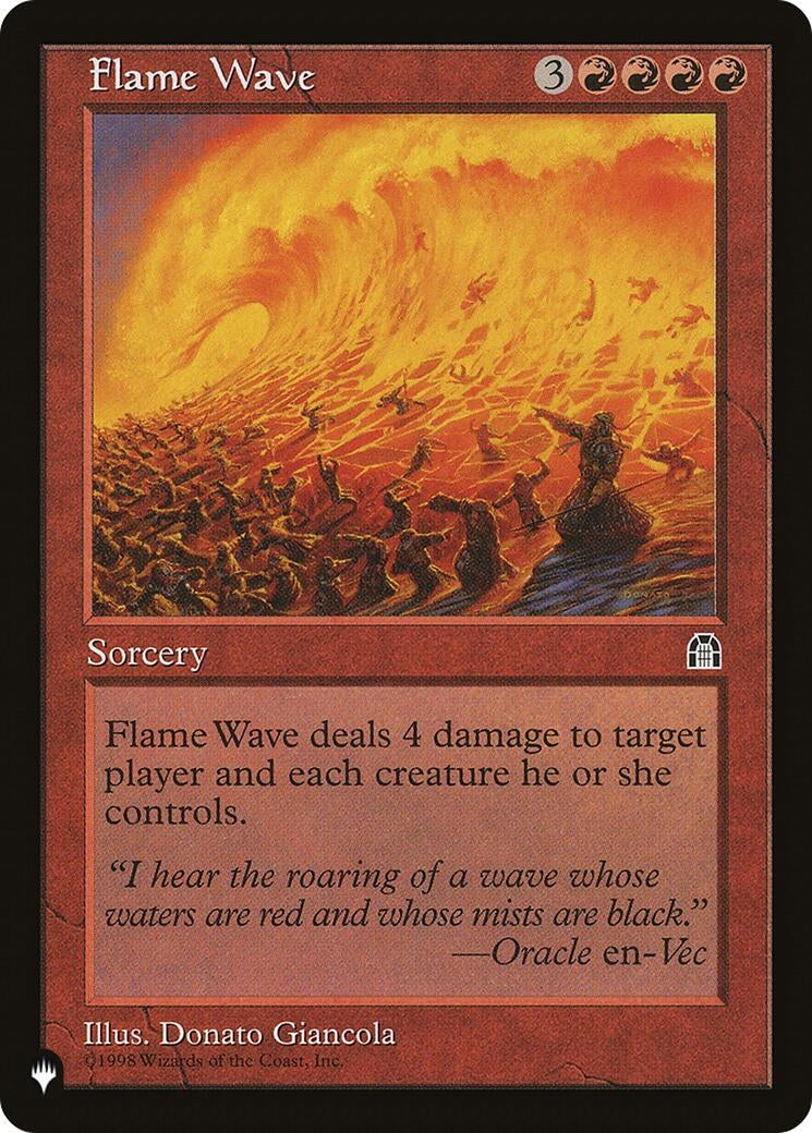 Image for Flame Wave (The List Reprints) - Magic: The Gathering